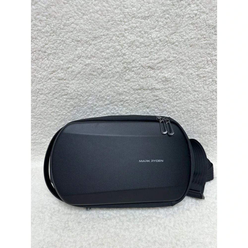 Mark Ryden Sling Bag Hardshell Crossbody Tech USB Charging Port Black